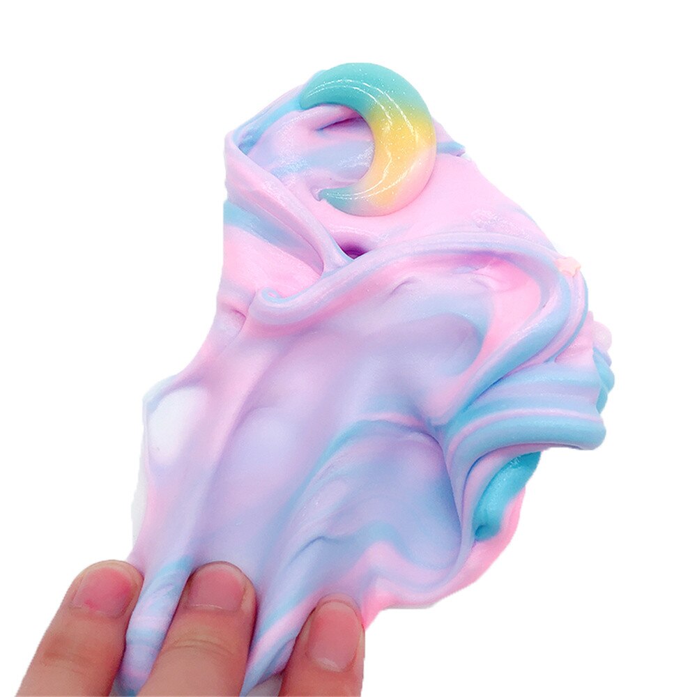 SchöNe Farbe Mischen Wolke Schleim Kitt Duftenden betonen freundlicher Modellierung Tonne Puppe Spielzeug Für freundlicher Geburtstag Party Weihnachten
