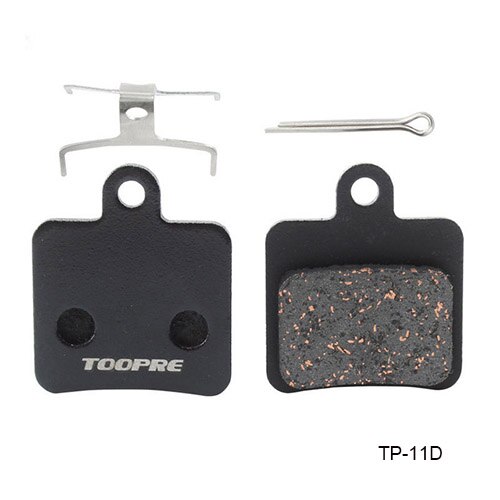 TOOPRE-pastillas de freno de disco para bicicleta de montaña, fibra de cobre semimetálica para Shimano M446 355 395 BB5 SRAM AVID HAYES Magura ZOON: plum