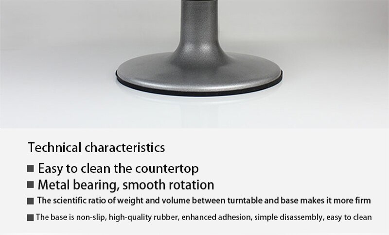 Aluminum alloy 12 inch turntable cake decoration accessory set rotating cake stand tool metal stainless steel pastry cake stand