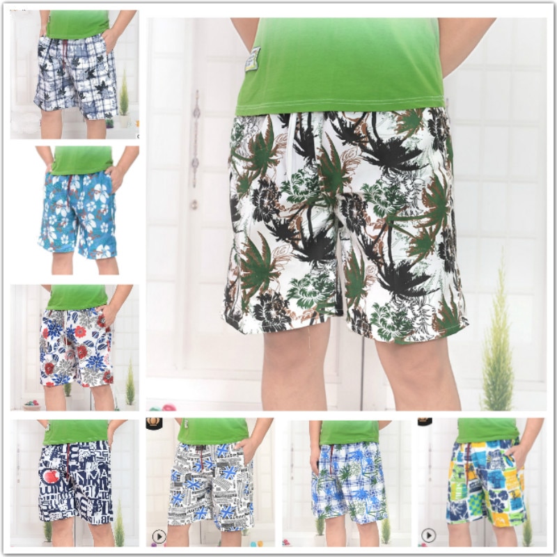 Heren strandbroek jeugd zwembroek strand sport 95%  polyester vezel broek strand shorts gemiddelde maat kleur willekeurig