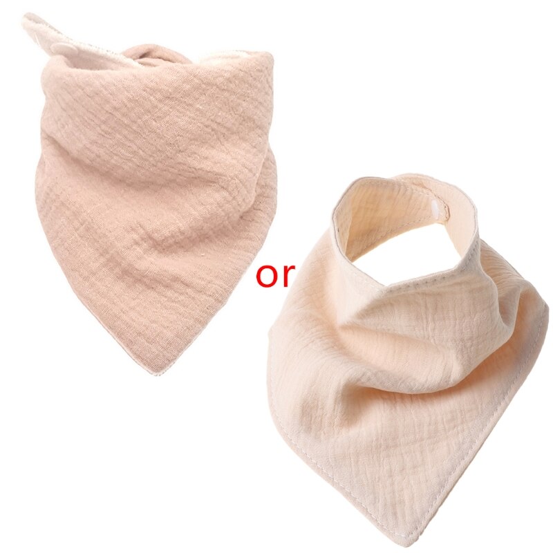 Babyvoeding Slabbetjes Zachte Gaas Speeksel Handdoek Peuter Driehoek Sjaal Burp Doek