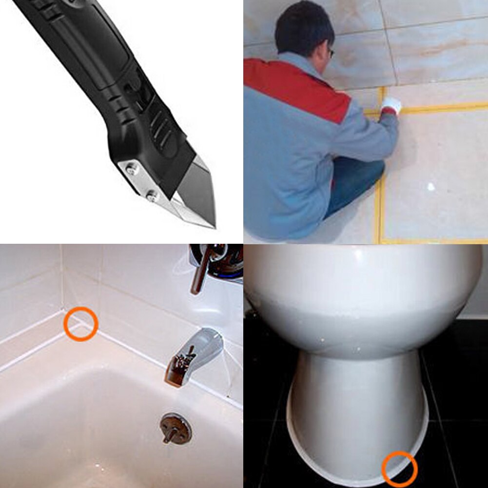 Metal Caulk Finisher Sealant Smooth Scraper Remover Grout Kit Tools Plastic Hand Tools Set Kitchen Gadgets Accessories