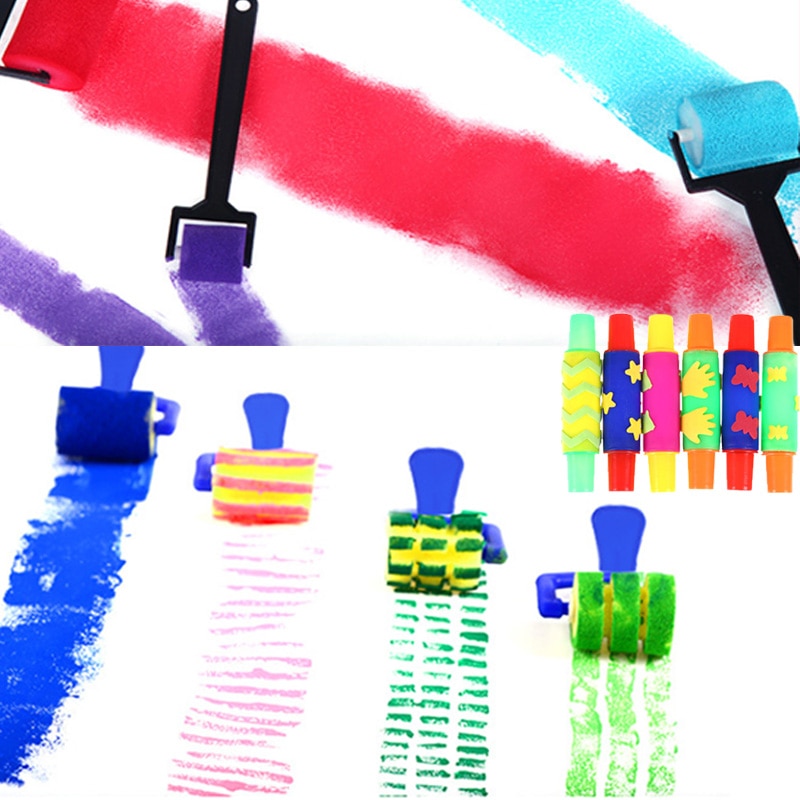 Painting Supplies School Stationery Supplies Drawing Toys Graffiti Art Drawing Plastic Handle Painting Graffiti Toys