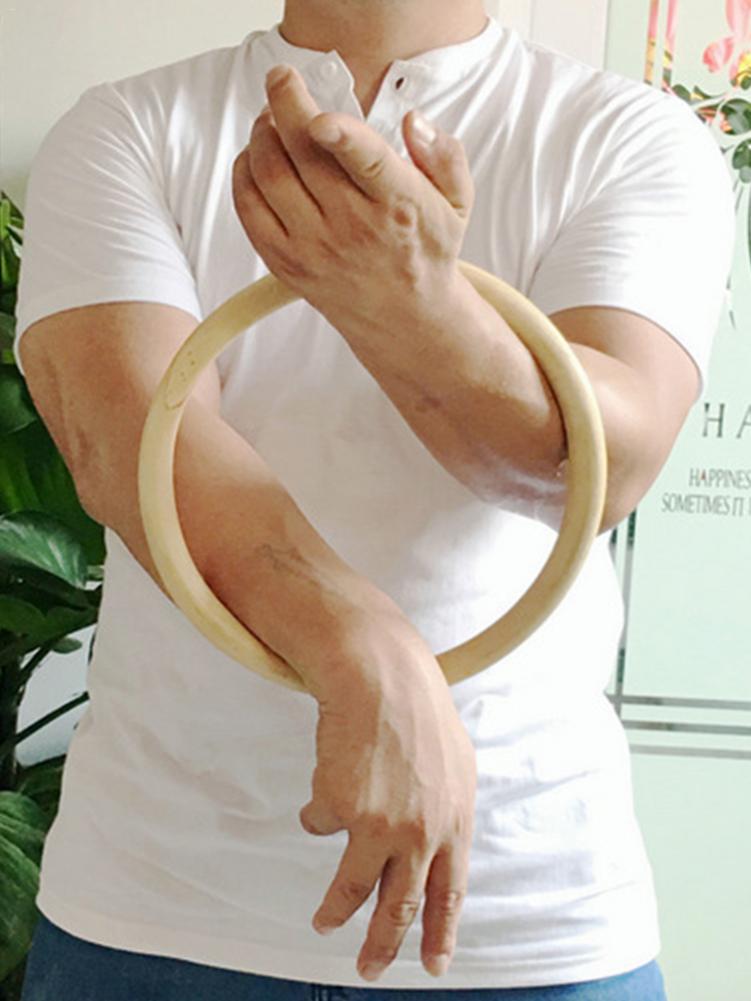 Sport Ringe Kung-Fu Ring 17,5 cm 22cm ÜSpund Fitness Gymnastik- Ringe Sport Ausbildung Hand Handgelenk Stärke Ausbildung Ringe