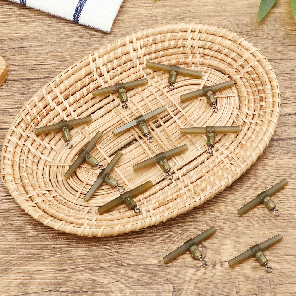 Dobladillo lateral de 15 piezas con eslabones giratorios o 10 piezas, dobladillo lateral con manguitos antienredos QC o 30 piezas, accesorios de pesca de carpa