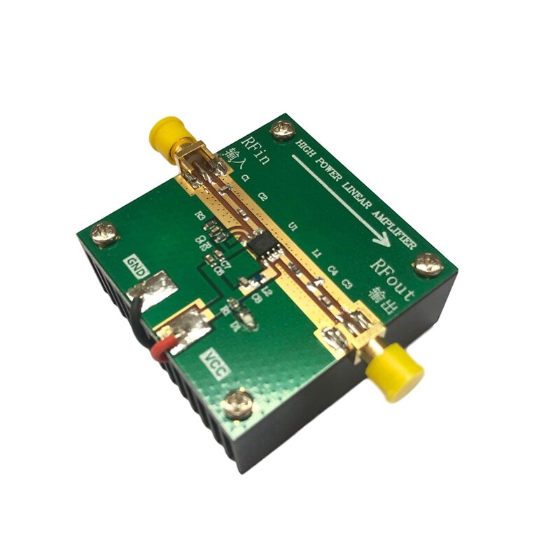 MOOL RF2126 400M-2700MHZ Broadband RF Power Amplifier 2.4GHZ 1W for WIFI Bluetooth Ham Radio Amplifier