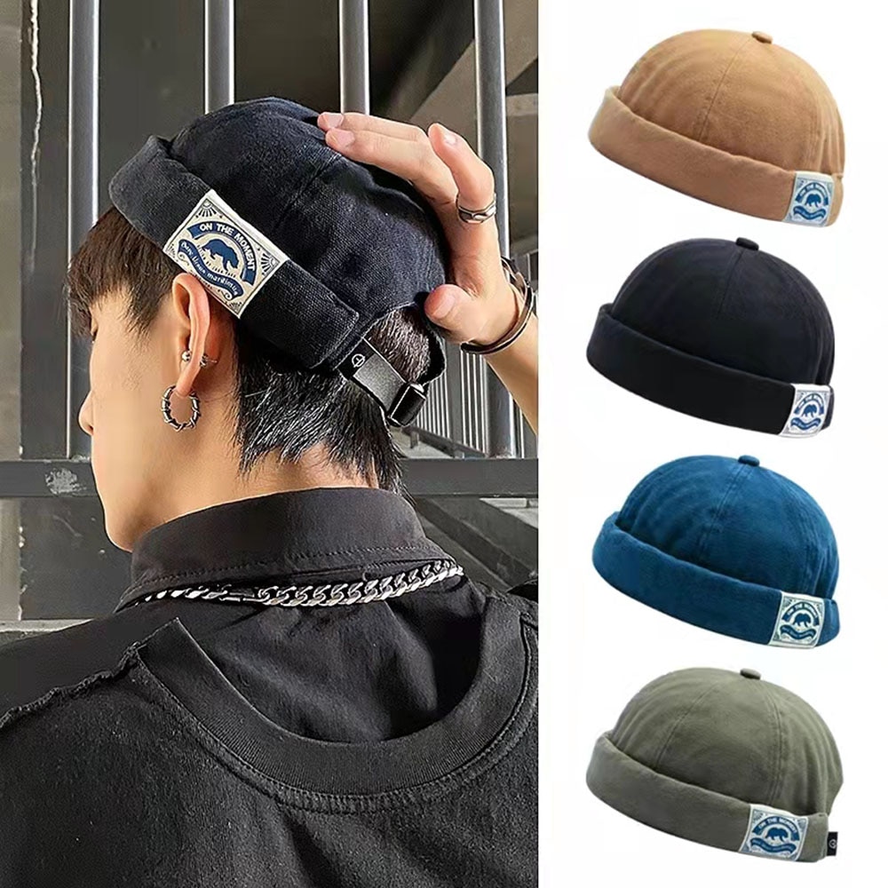 Gorra Docker Pescador Ajustable – Estilo Hip Hop Con Calavera, Talla única Unisex, 100% Algodón