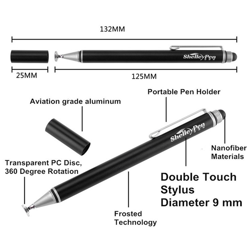 Stilo generico per Tablet telefono schermo capacitivo matita scrivi disegna Touch Pen per iPad misura iphone adatto a tutti i dispositivi Android