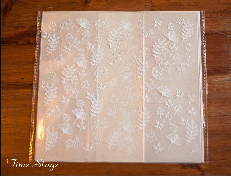 Transparante pvc cover sleeve boeken notebook boekbinders beschermhoes hobo weken specificaties boek jas: leafs