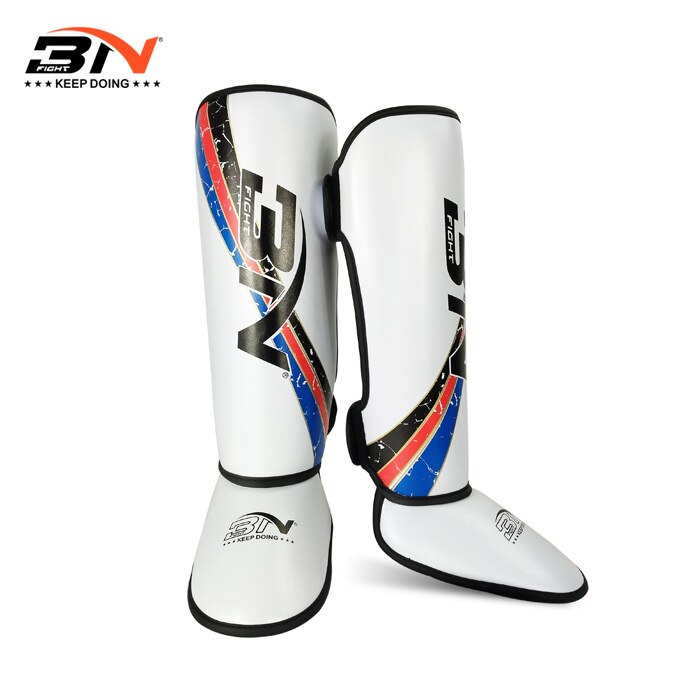 BNPRO Kids Ankle Support Leg Leggings Shin Guards Boxing MMA Muay Thai Karate Kickboxing Legs Protector Training Equipment