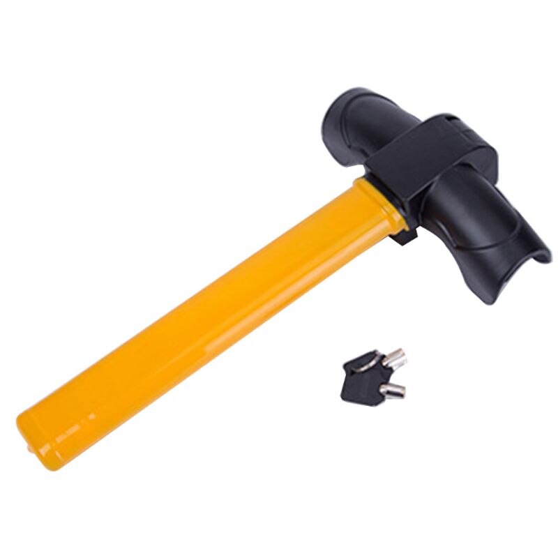 1 PCS Universal Anti-Theft Car Auto Security Rotary Steering Wheel Lock 28GC: Default Title