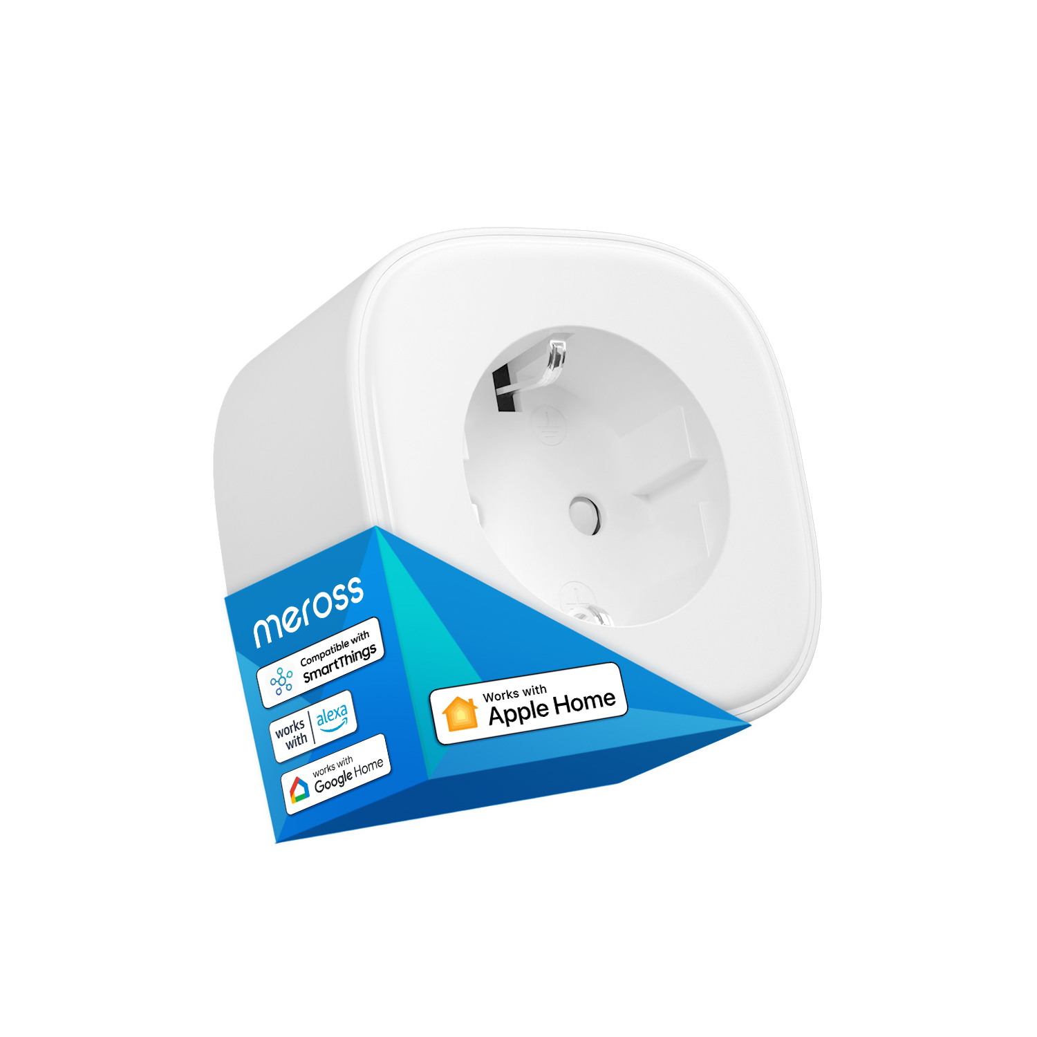 Meross 16A HomeKit enchufe inteligente con Monitor de energía enchufe WiFi UE Control remoto por voz compatible con asistente de Google Alexa SmartThings: Tipo 13