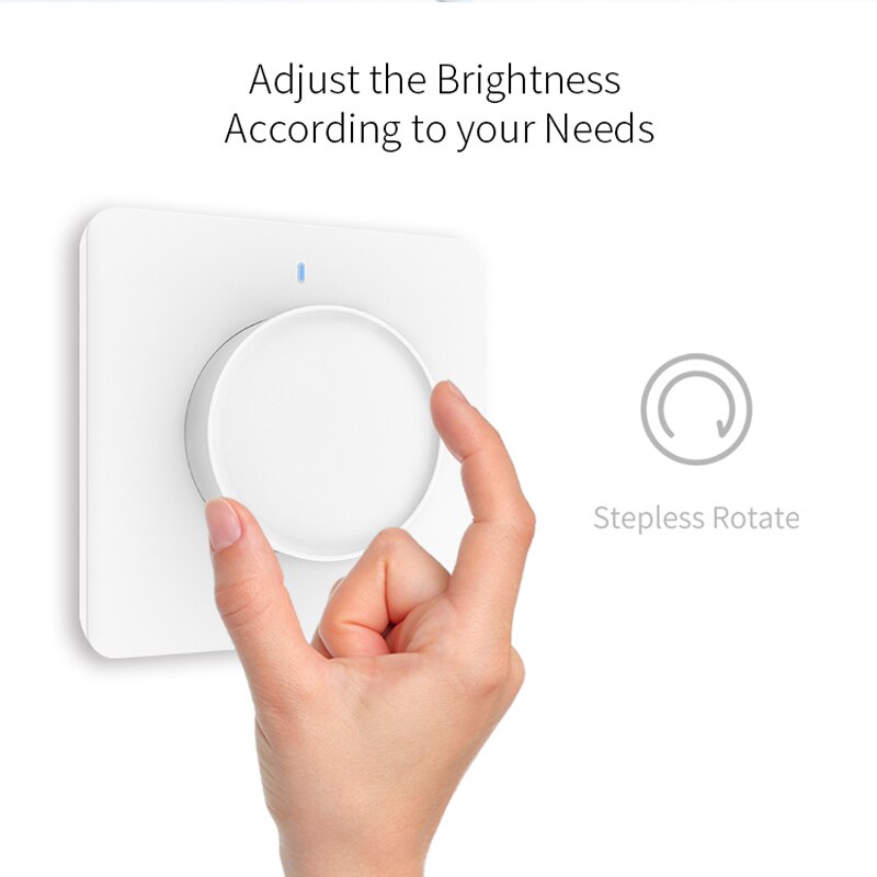 Tuya zigbee smart dimmer switch fjernbetjening roterende lysdæmper kontrol kompatibel med alexa google home assitant