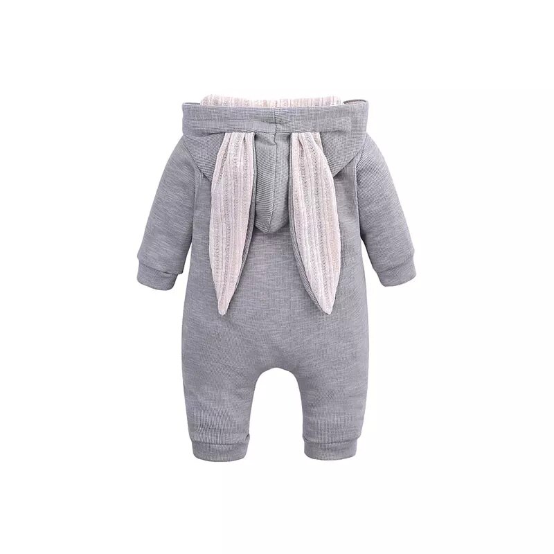 Lente Herfst Pasgeboren Baby Kleding Bunny Baby Rompertjes Katoen Hoodie Pasgeboren Meisje Rompertjes Mode Baby Kostuum Jongens Outfits