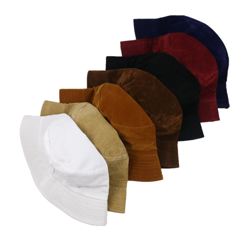 Foxmom chapéu de veludo em cor sólida, chapéu caçamba preto e branco para outono e inverno, masculino e feminino