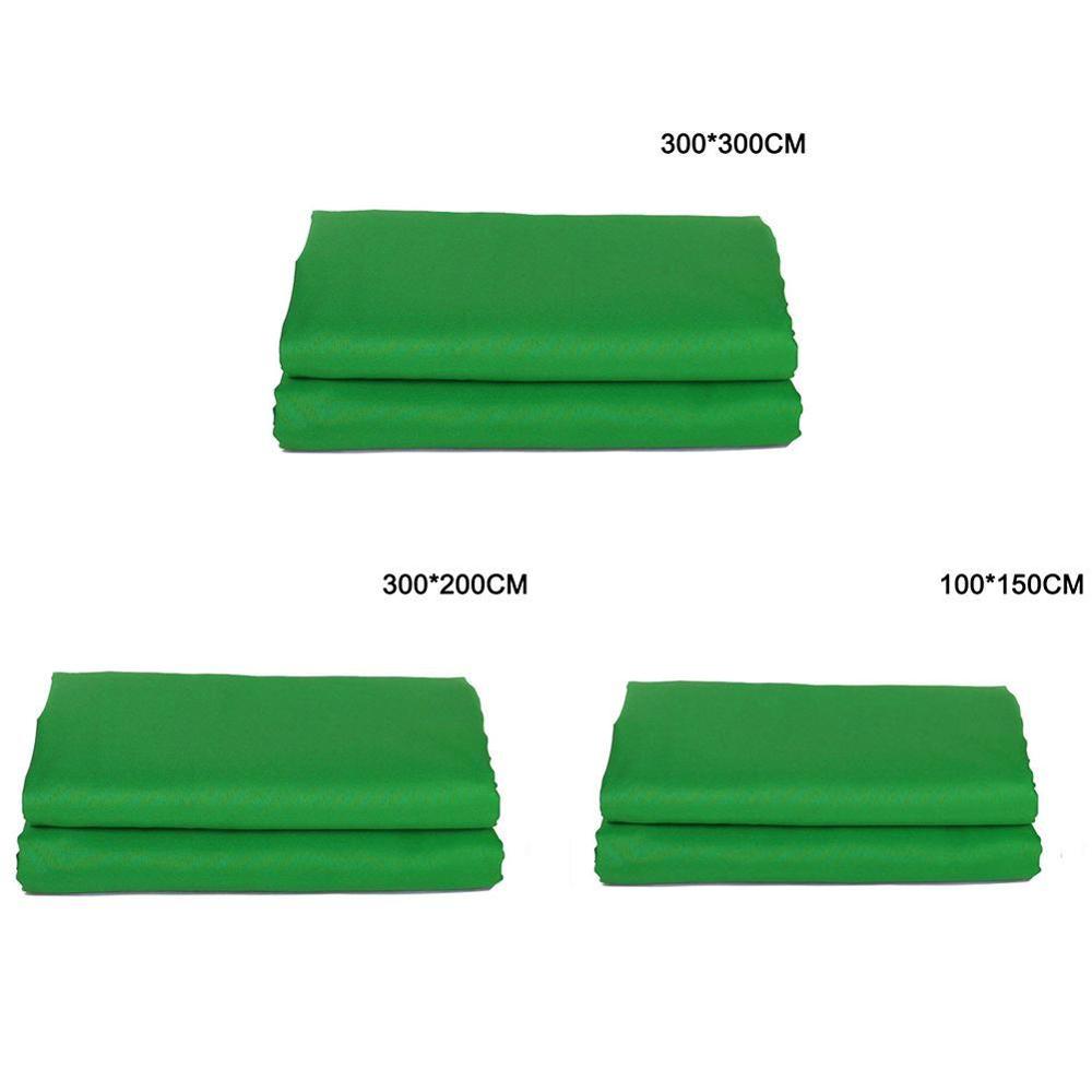 Green Color Cotton Textile Muslin Photo Backgrounds Studio Photography Screen Chromakey Backdrop Cloth