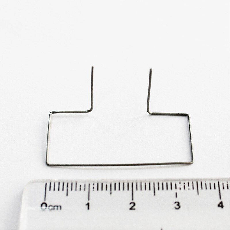 Grapas calientes para parachoques de plástico de coche, 100 Uds., 0,6mm, ranura curva, reparación de soldadura
