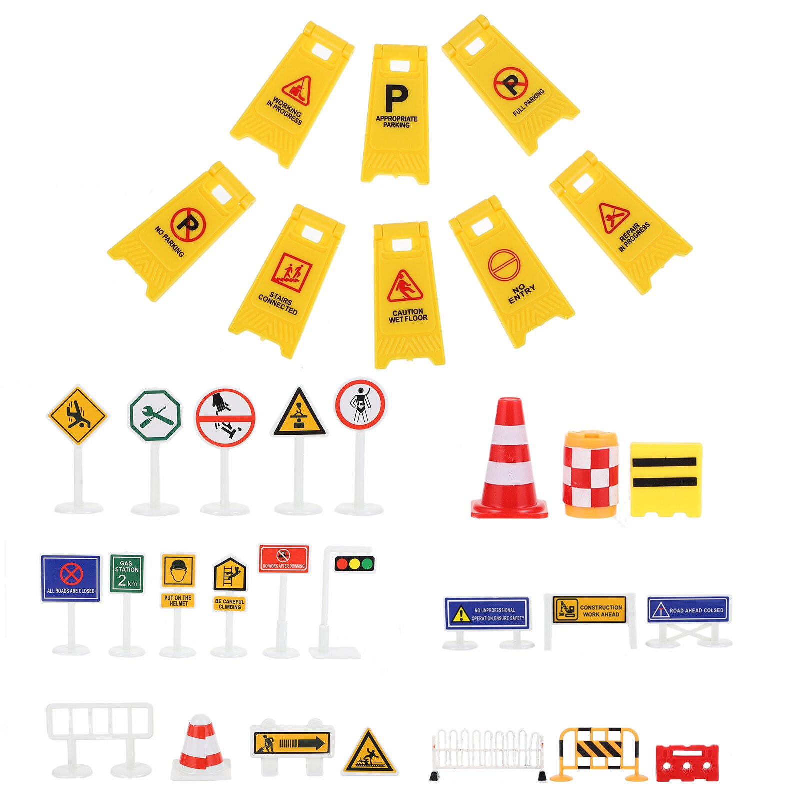 1 Set Children Educational Kids Traffic Sign Traffic Signs for Kids: Default Title
