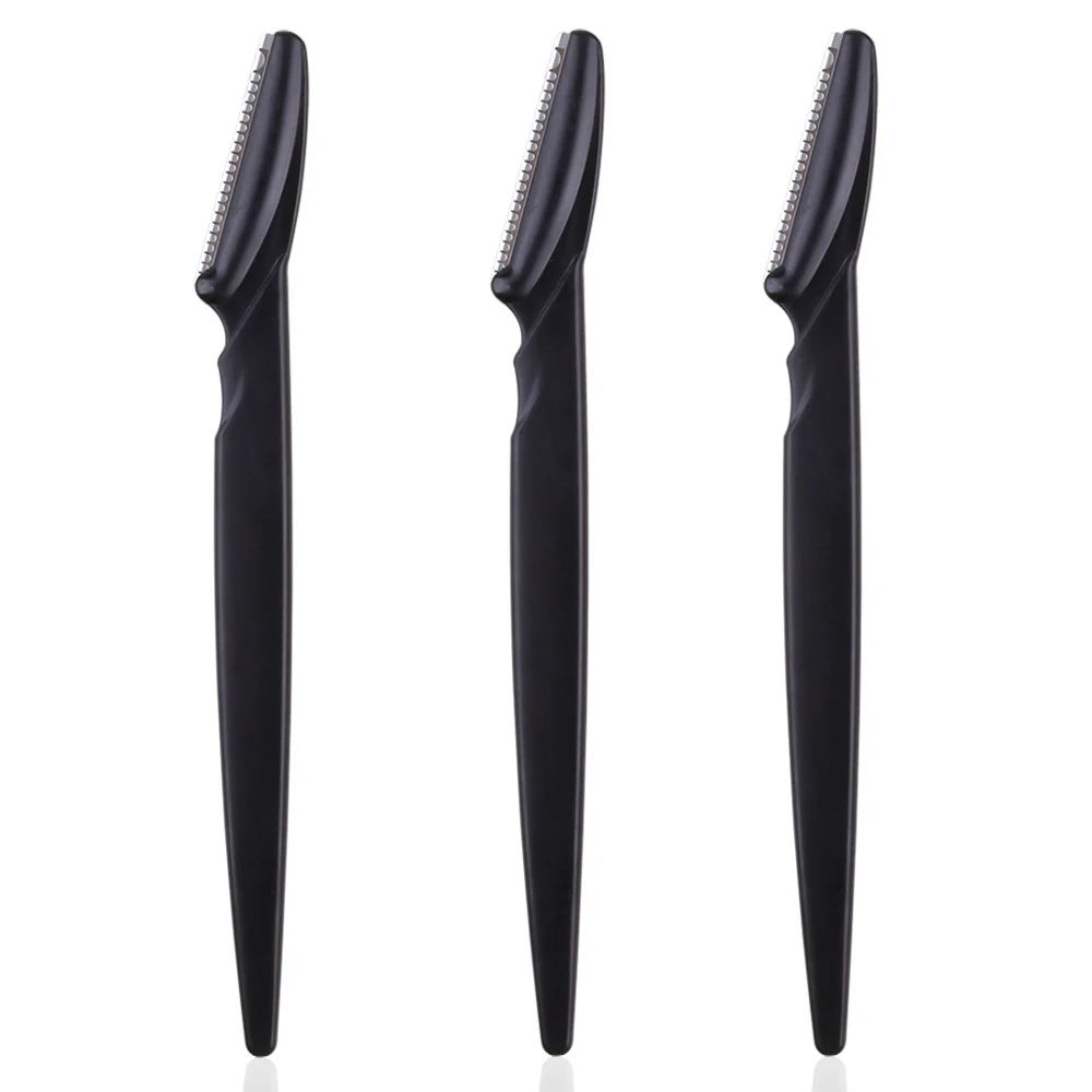 3/10Pcs Eyebrow Trimmer Blade Shaver Portable Face Razor Eye Brow Epilation Hair Removal Cutters Safety Razor Woman Makeup: Gold