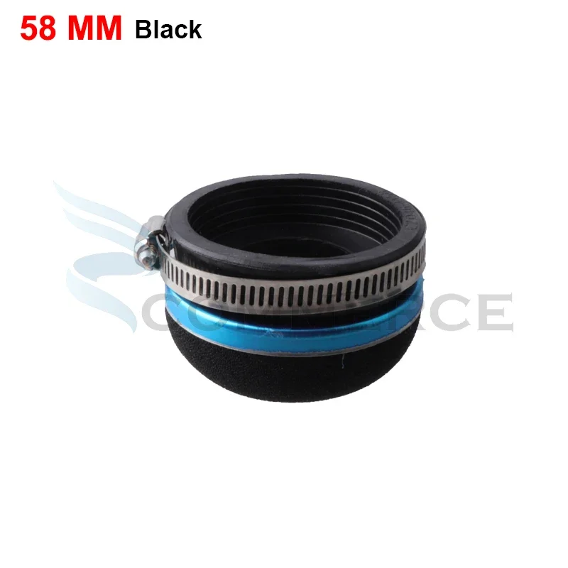 Esponja limpiadora de filtro de aire de espuma recta para motocicleta, 28/32/35/38/42/45/50/54/58MM, para motor de 2 tiempos, bicicleta de bolsillo, Mini Moto Scooter: Multicolor