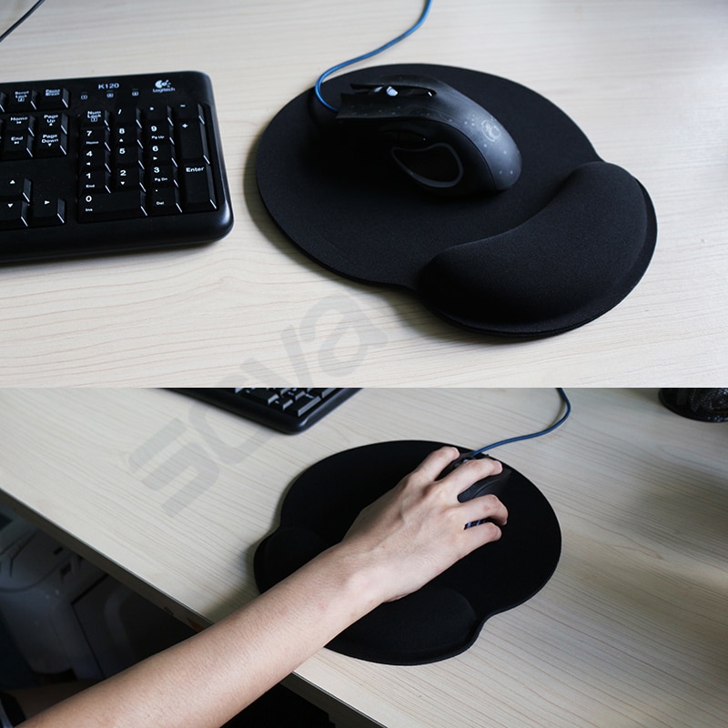 Build-in Soft Sponge Mouse Pad Anti-skid Ergonomic Mat Gel Wrist Support Gaming Healthy Mousepad for Game PC Computer