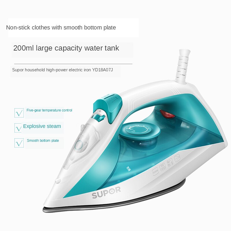 1500W przenośny mini elektryczny parownica robić odzieży żelazko parowe robić odzieży żelazko regulowane ceramiczne stopy żelazka robić prasowania Sonifer: niebieski / EU