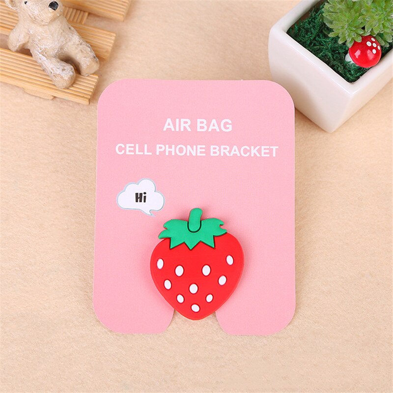 chat mignon dessin animé mobile anneau telephone portable porte carte accessoires telepsupport pour téléphone universel Coloré Téléphone Portable Accessoire Support Support Extensible Téléphones Poignée de Support