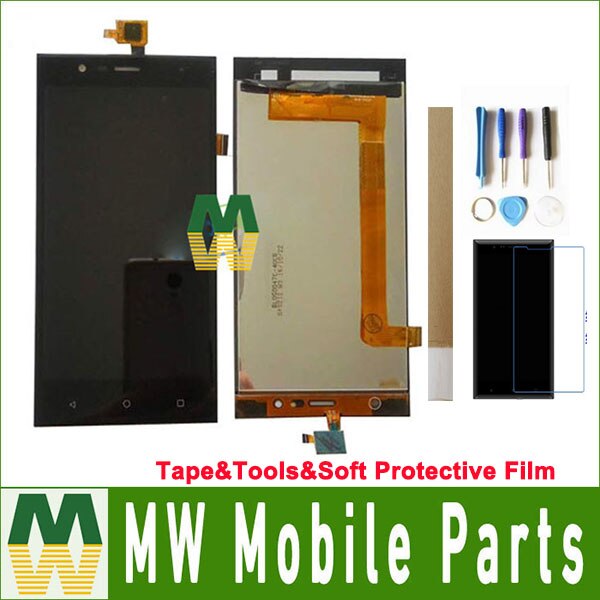1PC/Lot For Highscreen Boost 3/3SE/3 Pro LCD Display+Touch Screen Assembly Black Color with kit