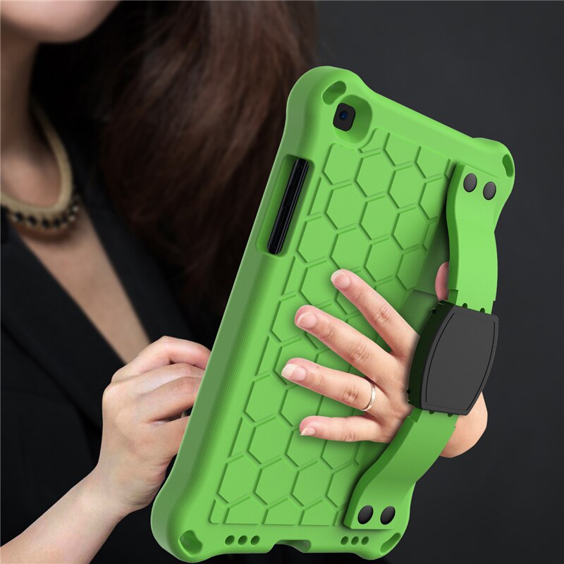 Tablet Case for Samsung Tab A 8.0 - EVA Shockproof Kids Stand Cover with Strap