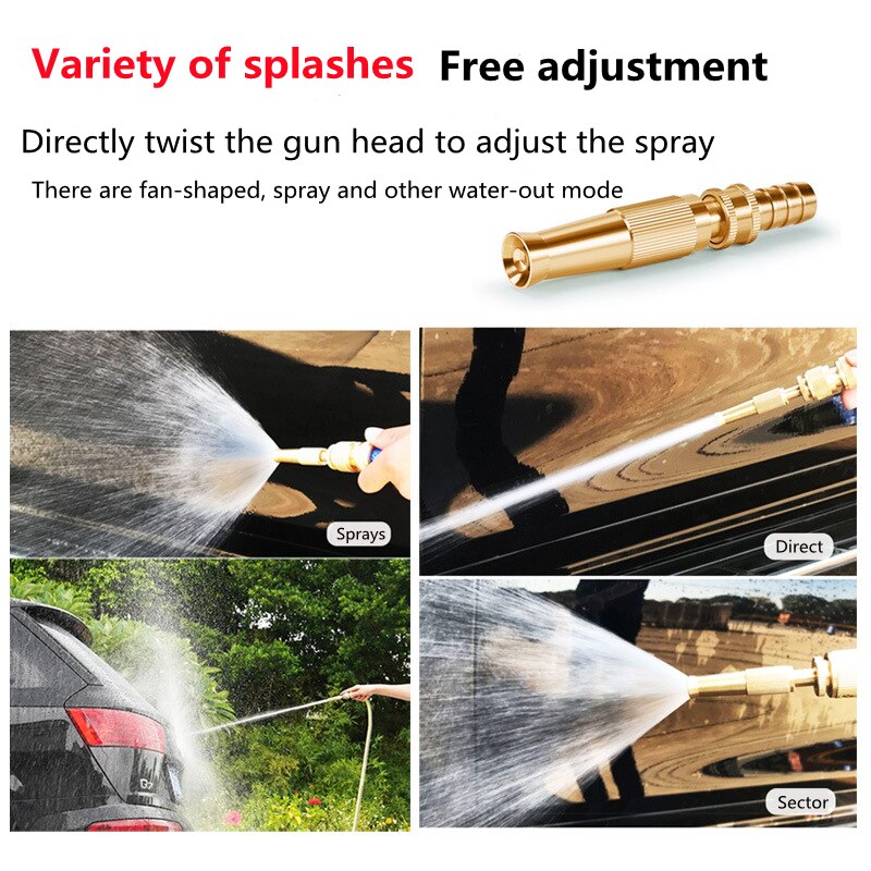 Home Spray Nozzle Spray Sprinkler High Pressure Direct Spray Garden Hose Adjustable Sprinkler Garden Hose Sprinkler System Tools