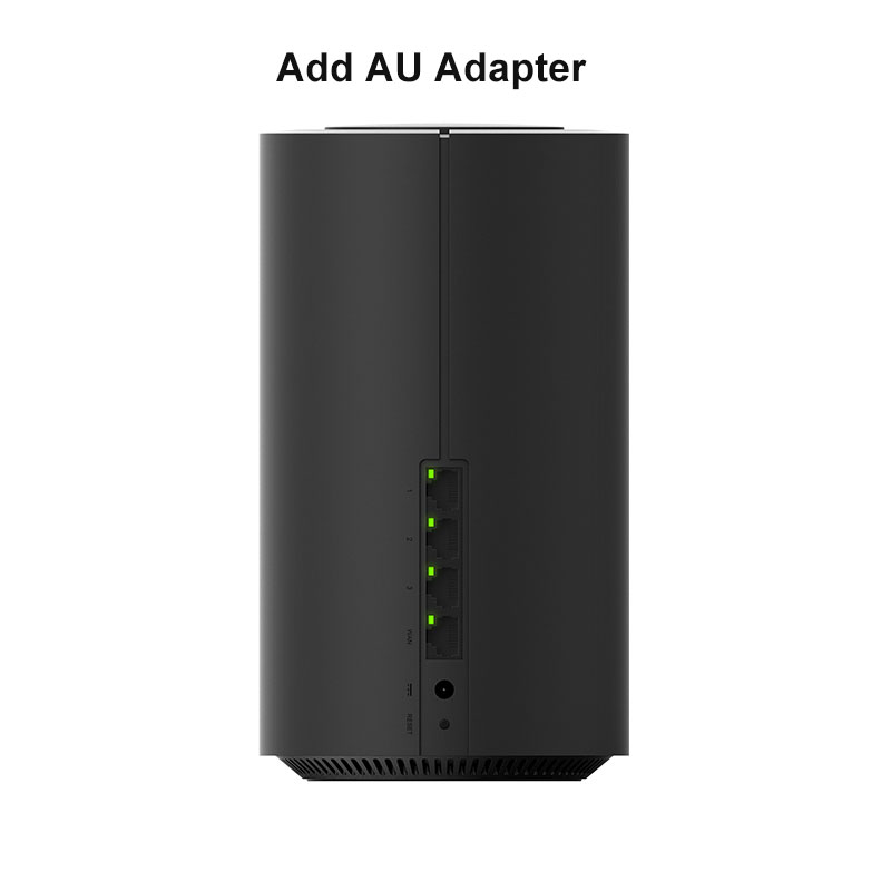 Xiaomi AC2100 Wireless Wifi Router 2.4G 5G Wifi 1733Mbps Repeater Antennas Network Extender Support IPv6 Gain 5dBi WiFi Router: Add AU Adapter