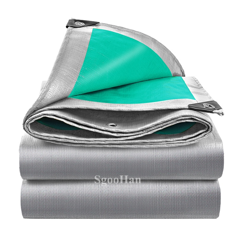 Canopys para camiones de 0,32mm PE, lona impermeable para jardín, toldo para exteriores, tela de sombreado para acampar, hoja de tierra, tela impermeable