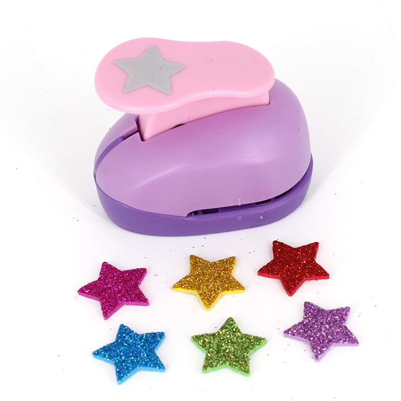 Paper Puncher Paper Cutter DIY Craft Hole Punch Kids Scrapbook Flowers Punch Scrapbooking Punches Embossing 2.5cm: Chocolate