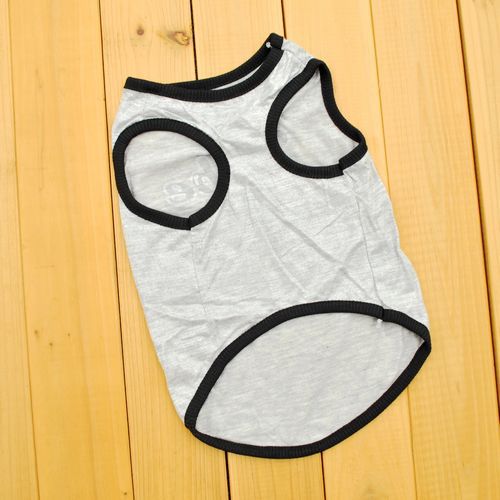Goedkope Plyester Hond Kleren Katoen Puppy Hond Vest Voor Kleine Hond T-shirt Teddy Babe Magneet baby Hond