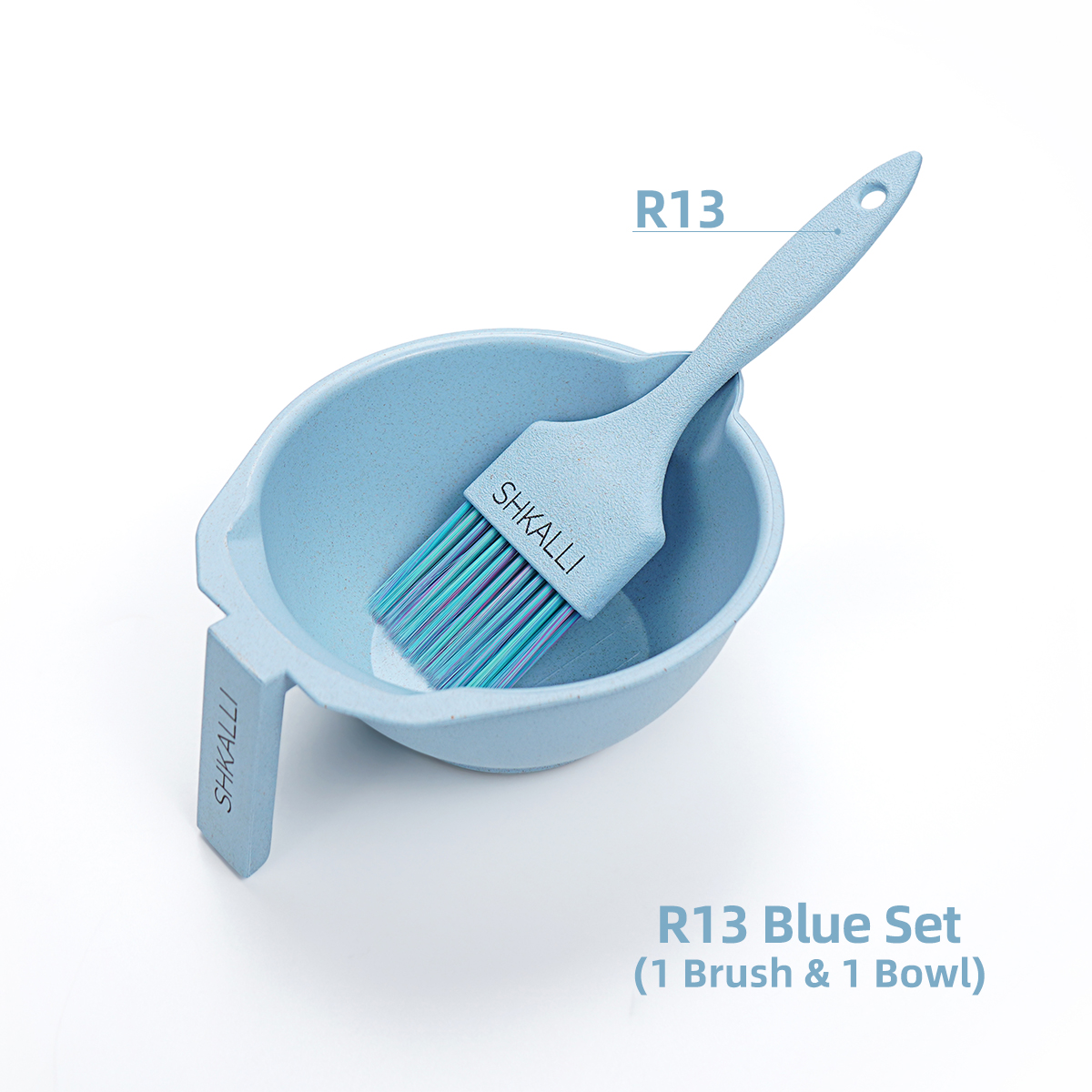 Kit de coloration des cheveux Balayage avec ensemble de pinceaux, bol de embau, de coiffure et outils de coiffage idéaux pour les stylistes: Orange