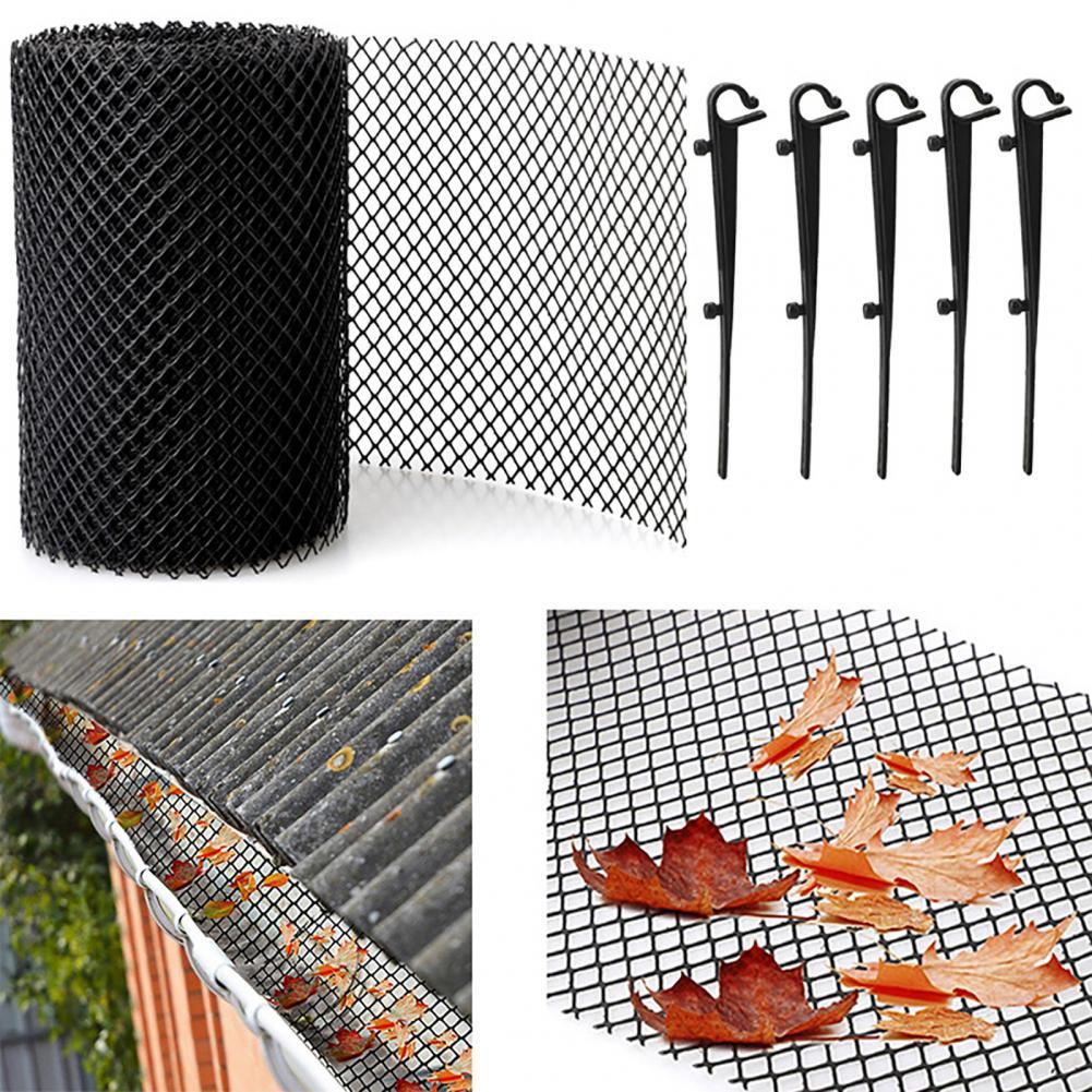 Garden Drain Cover Mesh Reduce Overflow Protective Clogging-proof Drainage Gutter Guard Mesh Protector Plastic Mesh Guards