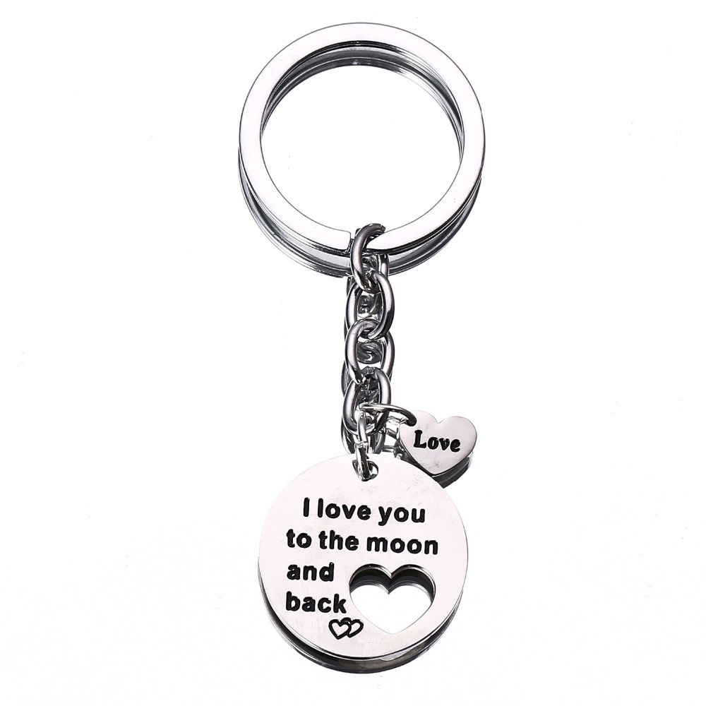 Sleutelhanger Familie Echtgenoot Boyfriend Sleutelhanger Tags Rvs Charm Valentijnsdag Vriendje Sleutelhangers