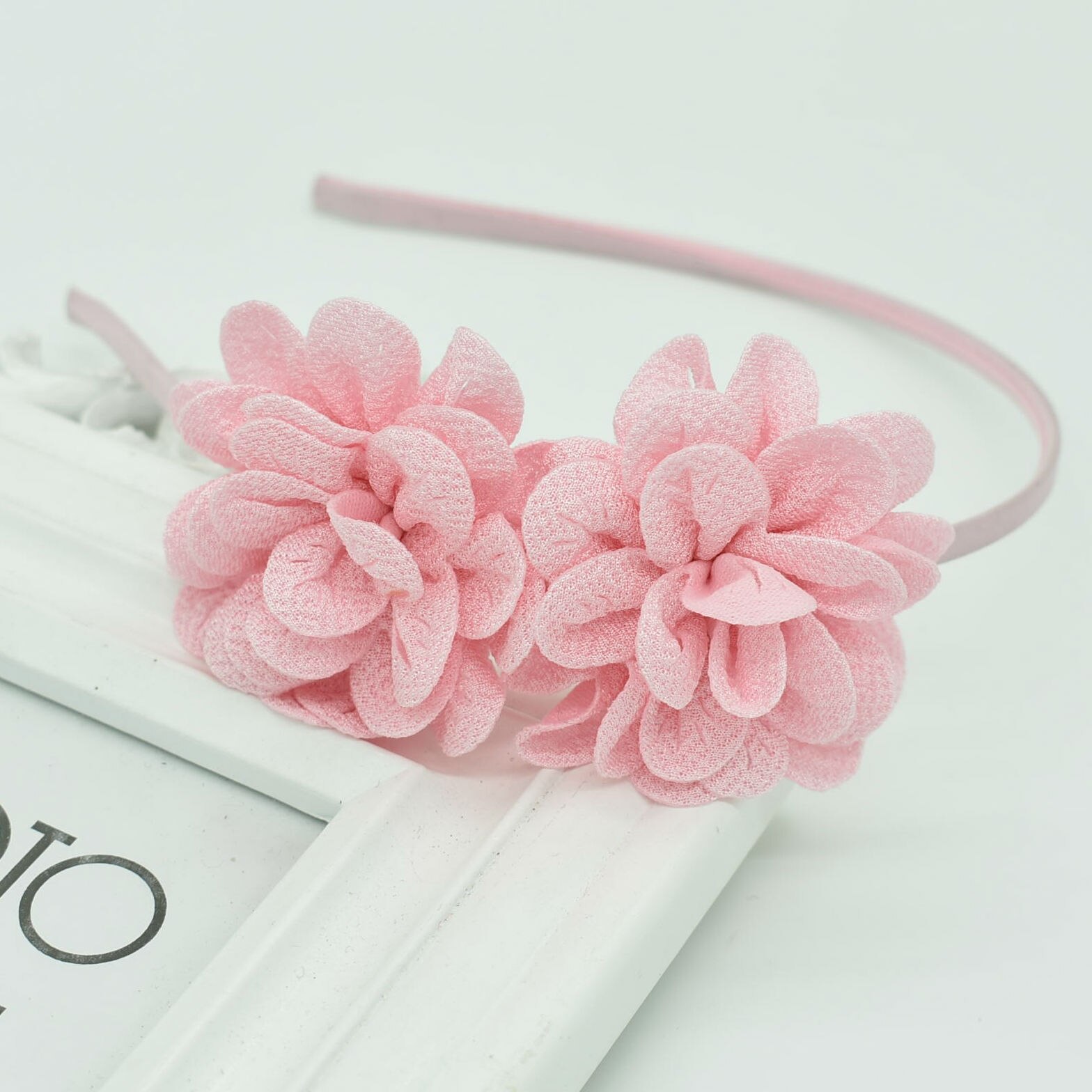 popular Children's Two flower headband headdress girls multicolor hair accessories flower hair band Female pop: V5