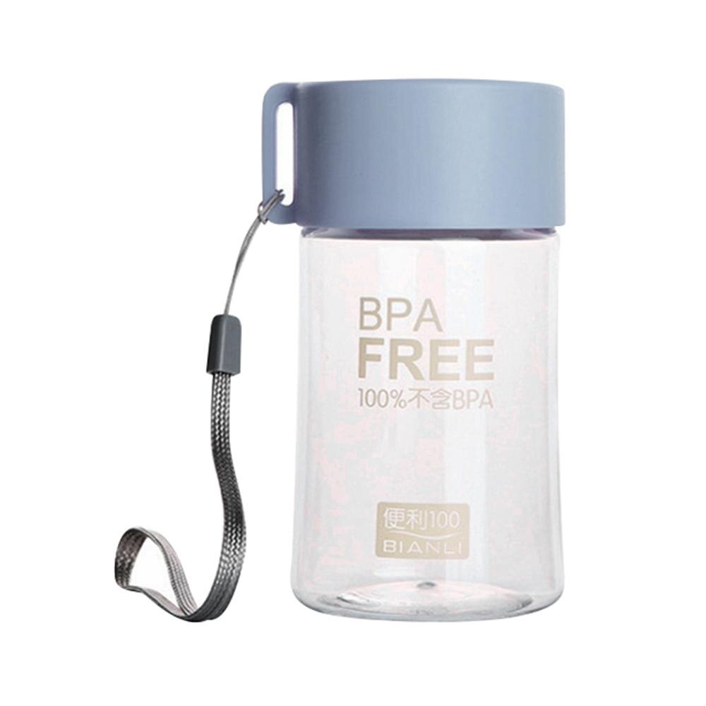 Einzigartige Mini Wasser Flasche Dicht Nette transparent Kleine Wasser Flasche Mit Seil Für Studenten: H