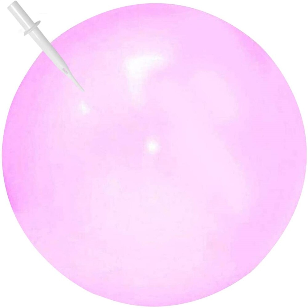 70 CM Blase Ball für Wasser Blase Ballon Aufblasbare Spielzeug Weiche Gummi Ball Oversize Strand Garten Party Im Freien: Pink 40CM