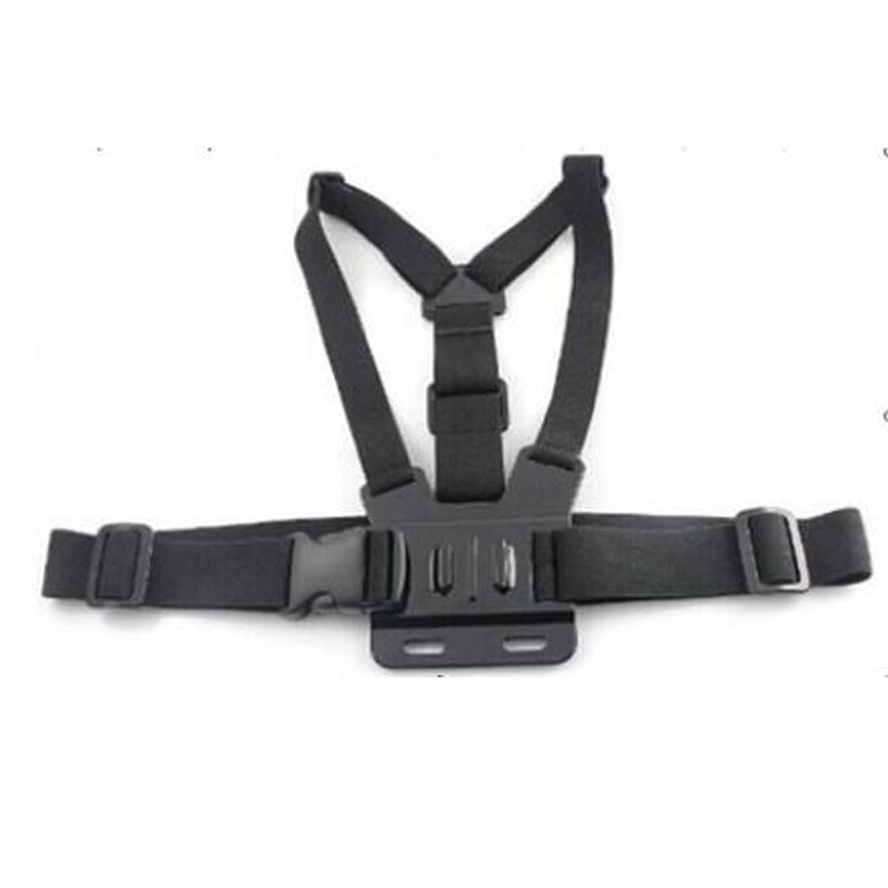 Voor Go Pro Accessoires Borst Harness Mount Hoofd Riem Voor Sjcam SJ4000 SJ5000 M10 Hd 4 3 + 3 yi Sport Camera