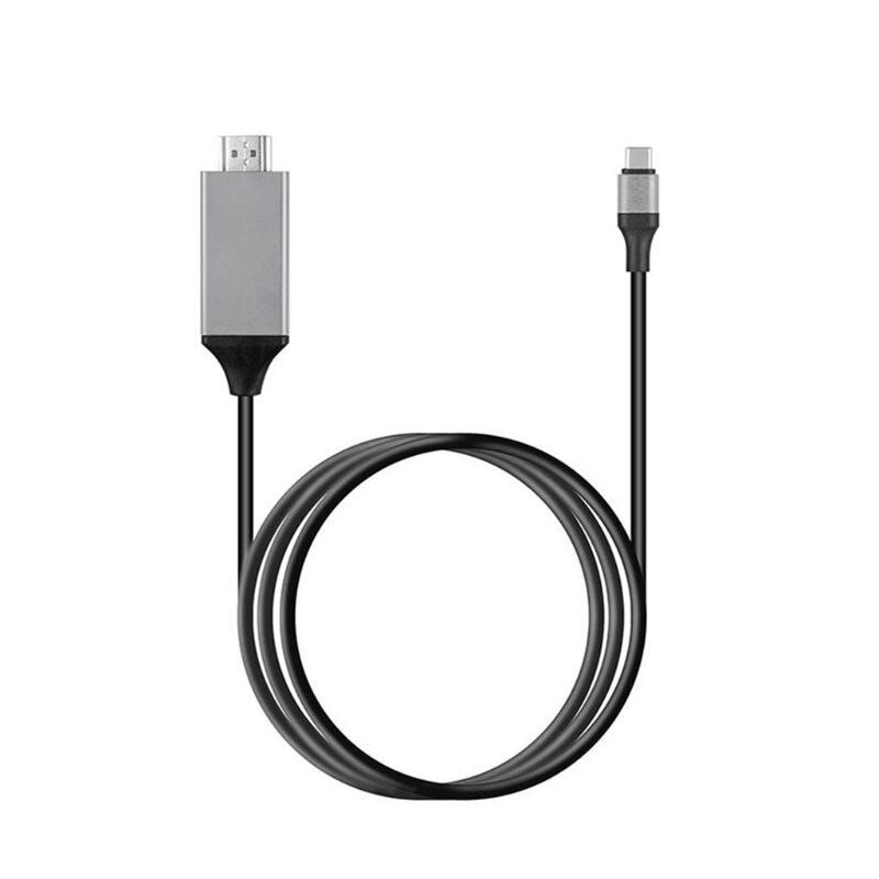 USB 3,1 USB-C tipo C a HDMI Cable HDTV Hdmi macho a macho adaptador de Cable para Lenovo ThinkPad X1 MacBook Pro Samsung