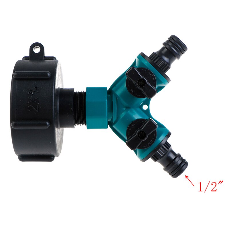 Y Vormige Quick Valved Connector Ibc Tank Adapter Tap Connector Valve Fitting