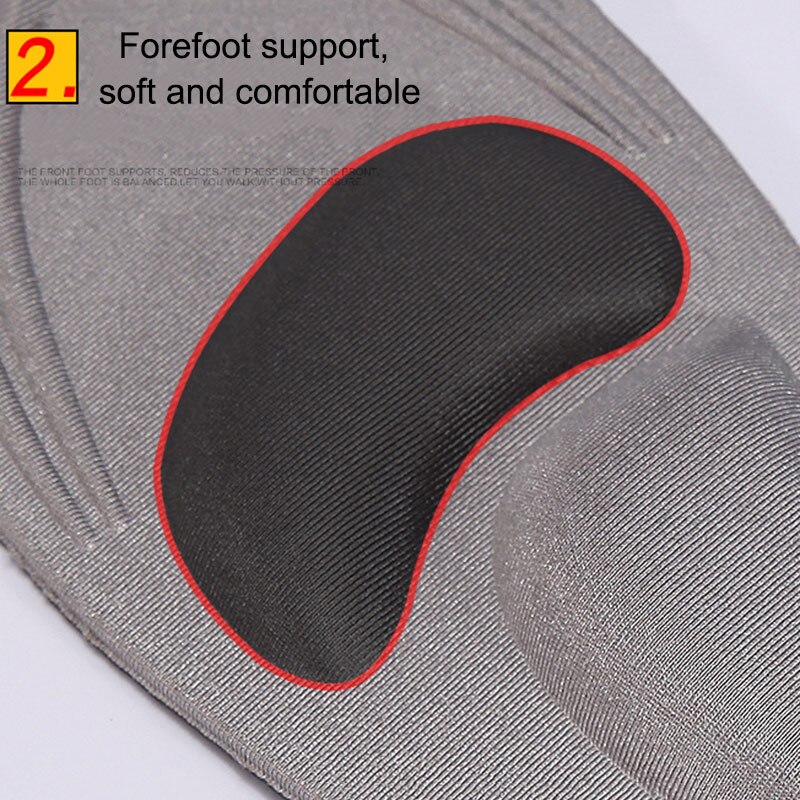 Mannen Inlegzolen Platvoeten Arch Ondersteuning Memory Foam Binnenzool Schoen Pad Comfort Accessoire SAL99