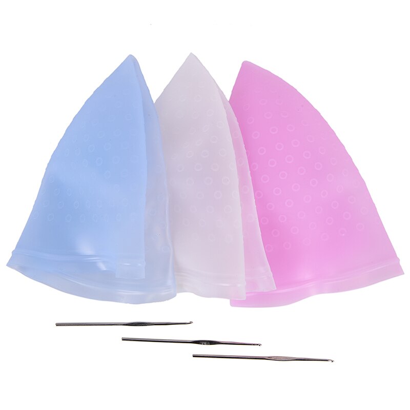 1 pièces réutilisable coloration des cheveux mettant en évidence le capuchon de teinture avec crochet glaçage basculement couleur outils de coiffure de