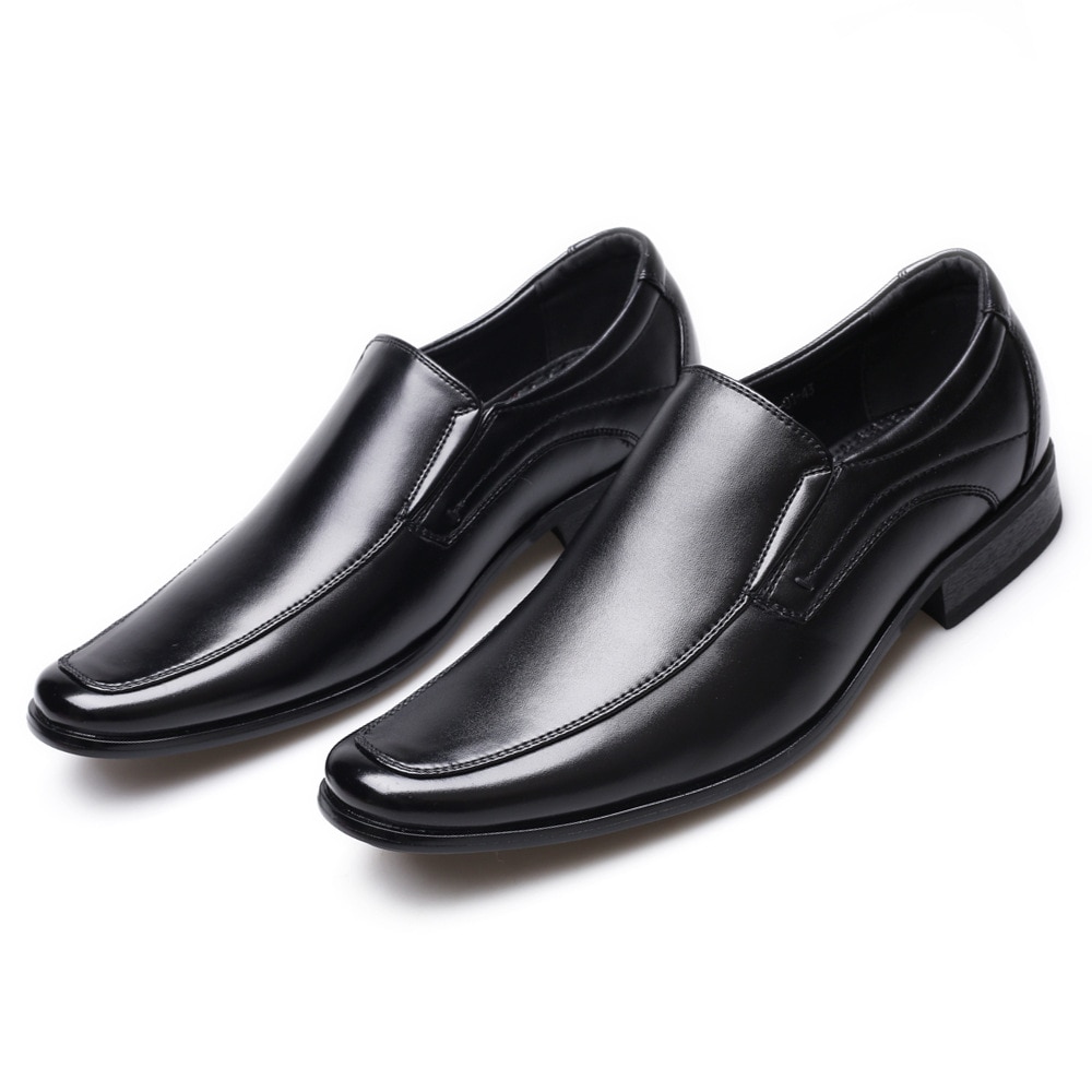 Klassiska & #39 ;s klänning skor formella bröllopsskor män slip on office oxford skor för män 559