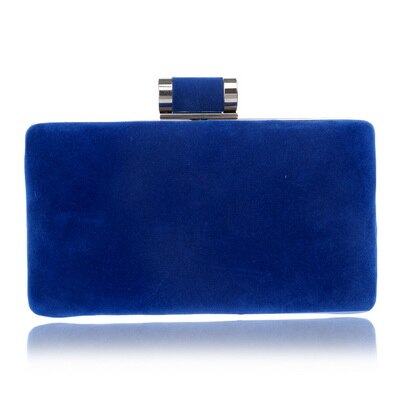 YINGMI women evening bags clutch evening bag black red handbags with chain women messenger shoulder bags: YM1053blue