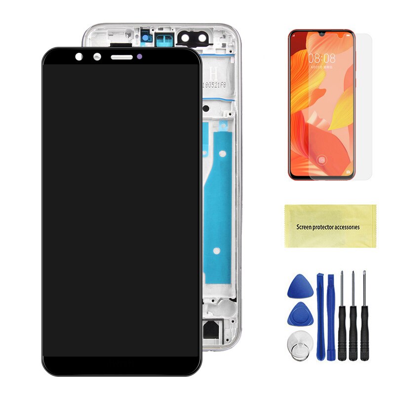 5.65 ''Originele Display Voor Huawei Honor 9 Lite Lcd Touch Screen Voor Huawei Honor 9 Lite LLD-L31 Lcd Display digitizer Vergadering: Black With Frame