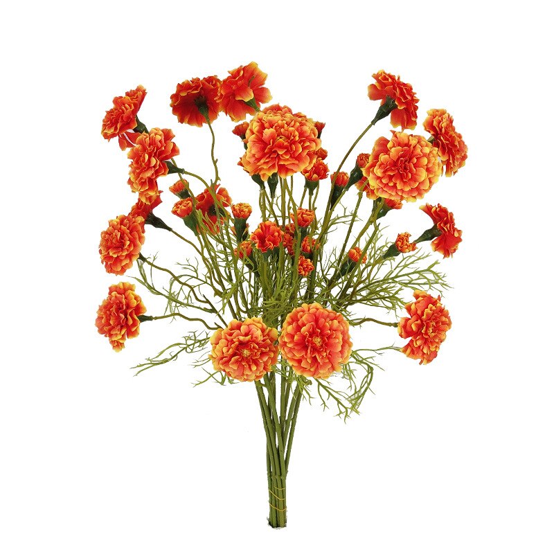 Goudsbloemen Chrysant Kunstzijde Bloemen Herfst Bruiloft Huis Decoratieve Nep Planten Takken Diy Home Decoratie