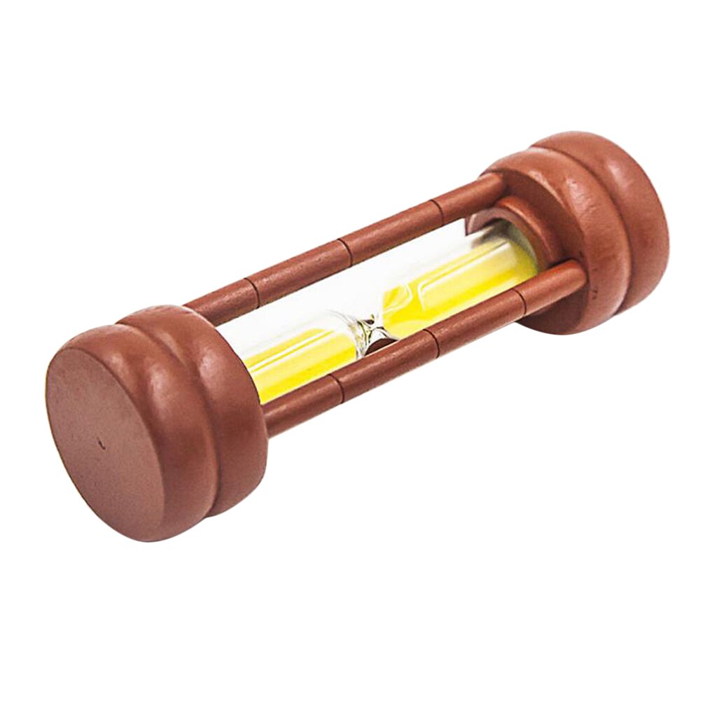 Reloj de arena redondo de madera para niños, reloj de arena de 1, 2, 3 y 5 Min, juego de lectura, temporizador